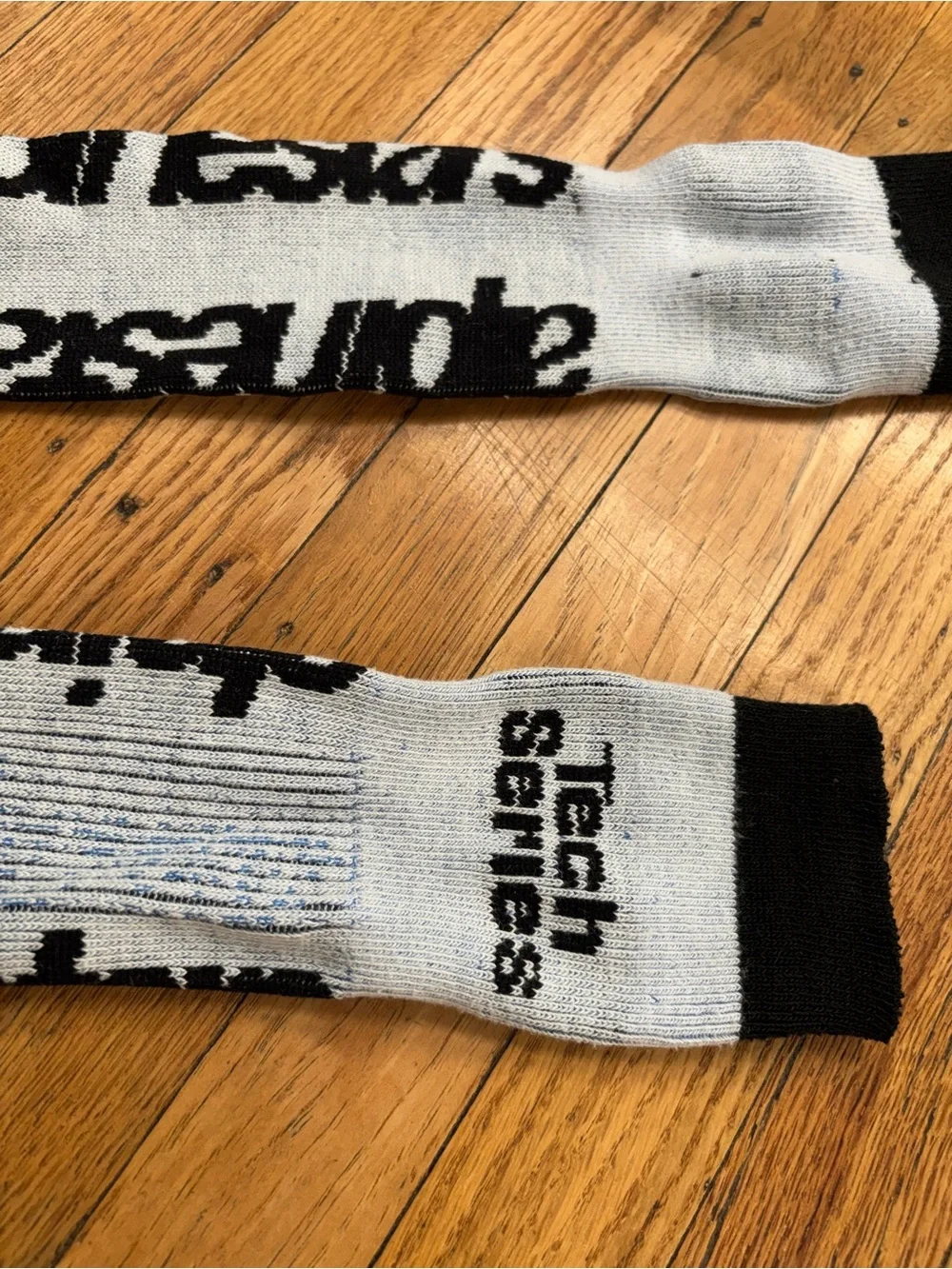 Alpinestars Light Gray and Black Over-the-Calf Athletic Socks